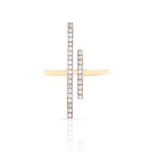 Trend-+Double-Bar-Ring---Pave-Diamond
